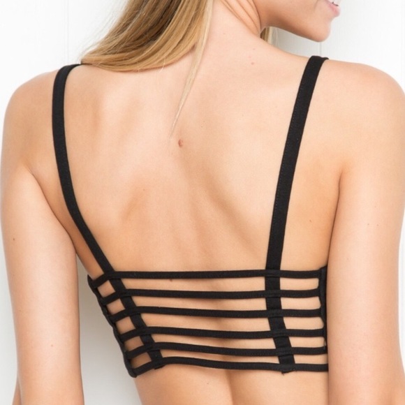 Brandy Melville Black Chiyo bralette - Picture 2 of 4